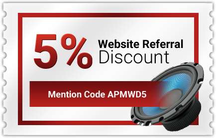5% Website Referral Discount Mention Code: APMWD5